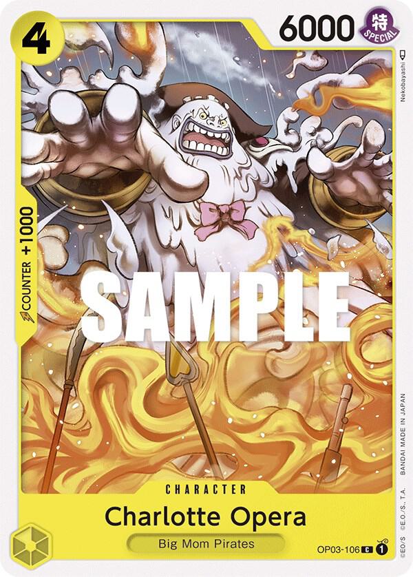 One Piece TCG! Charlotte Opera - Pillars of Strength (OP03)