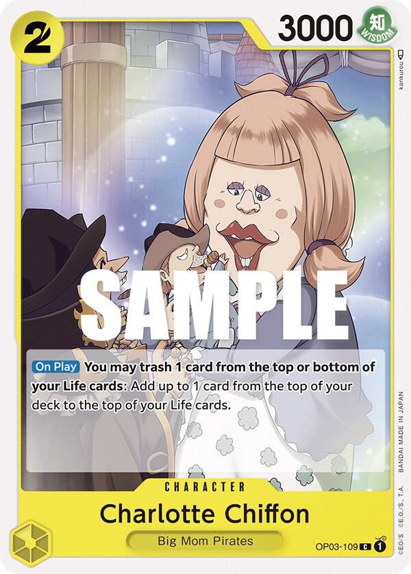 One Piece TCG! Charlotte Chiffon - Pillars of Strength (OP03)