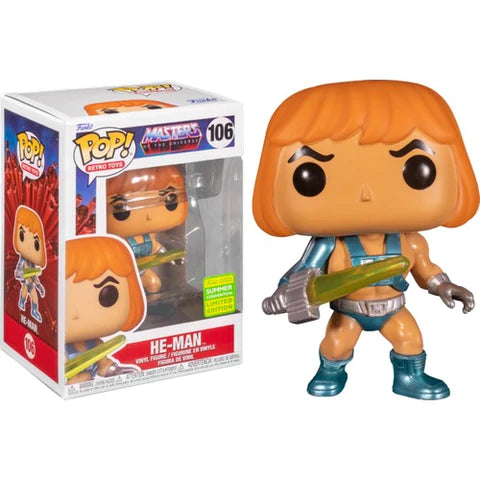 Funko POP! Retro Toys - Master of the universe  - He-Man summer convention + PROTECTOR