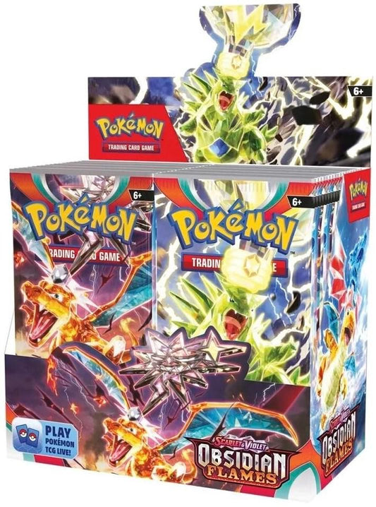 Pokemon TCG! Obsidian Flames Booster Box - SV03: Obsidian Flames (OBF)