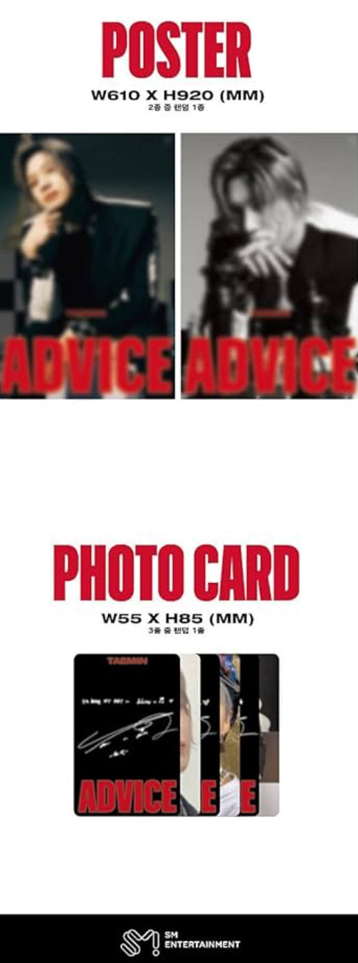 K-pop Shinee Taemin Advice 3rd Mini Album