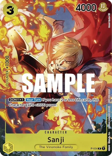 One Piece TCG! Sanji (Event Pack Vol. 2) - One Piece Promotion Cards (OP-PR)