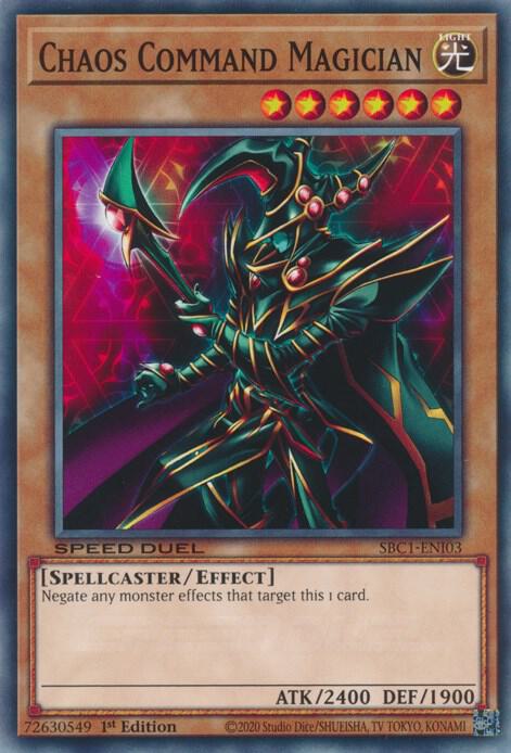 Chaos Command Magician - Speed Duel: Streets of Battle City (SBC1)