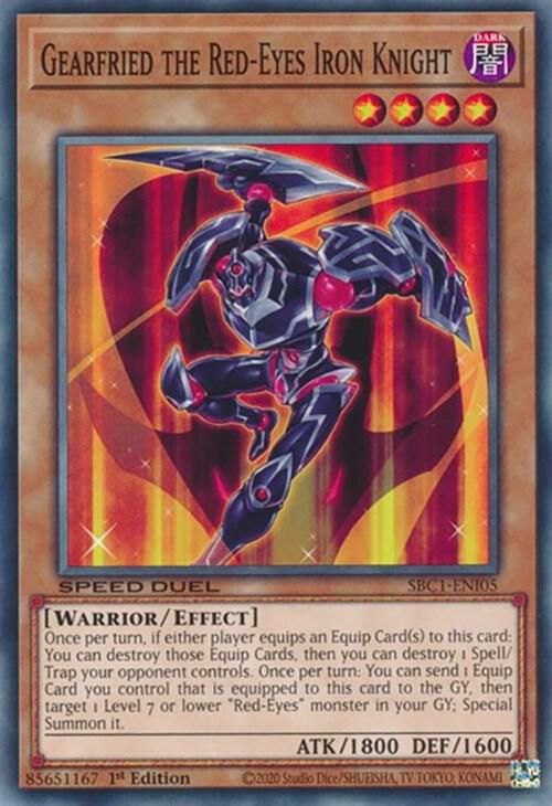 Gearfried the Red-Eyes Iron Knight - Speed Duel: Streets of Battle City (SBC1)