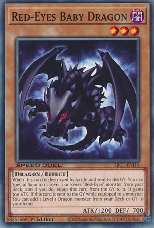 Red-Eyes Baby Dragon - Speed Duel: Streets of Battle City (SBC1)