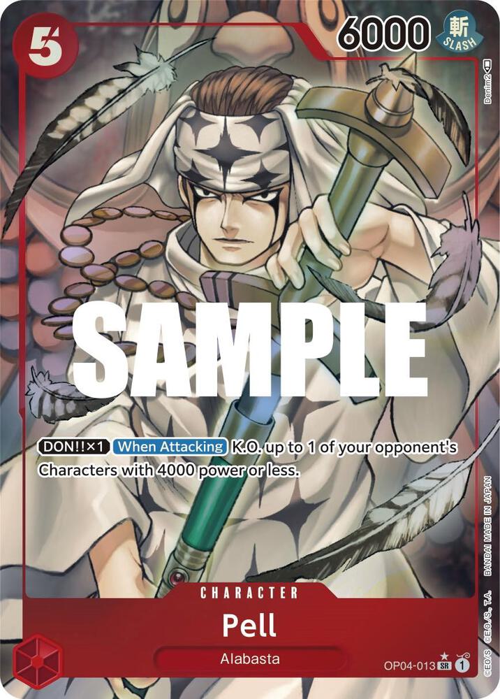 One Piece TCG! Pell (Alternate Art) - Kingdoms of Intrigue (OP04)