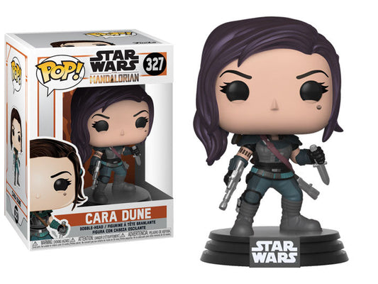 Funko Pop! Star Wars The Mandalorian Cara Dune 327 + Free Protector (VAULTED)