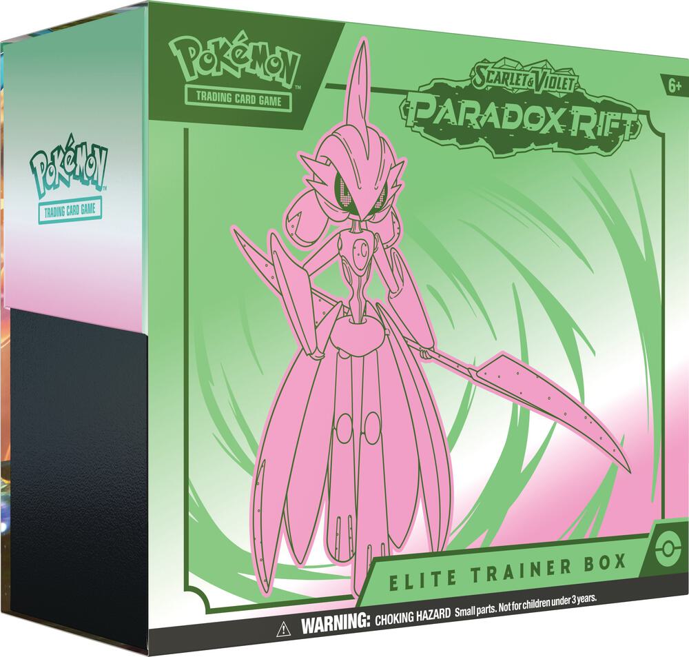 Pokemon TCG! Paradox Rift Elite Trainer Box [Iron Valiant] - SV04: Paradox Rift (PAR)