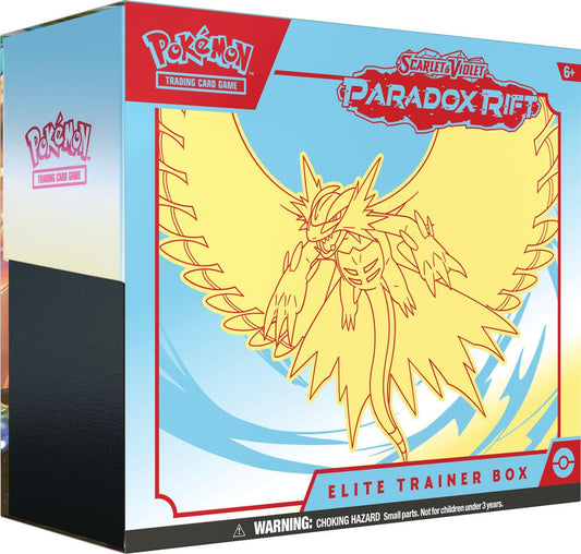 Pokemon TCG! Paradox Rift Elite Trainer Box [Roaring Moon] - SV04: Paradox Rift (PAR)