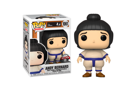 Funko Pop! The Office Andy Bernard 1061 Special Edition + Free Protector (VAULTED)