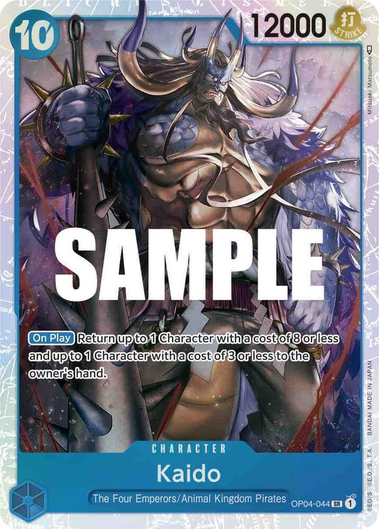 One Piece TCG! Kaido - Kingdoms of Intrigue (OP04)