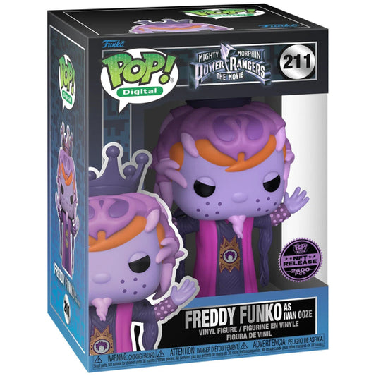 Funko Pop! Digital NFT Television Power Ranger Freddy Funko As Ivan Ooze 211 Exclusive