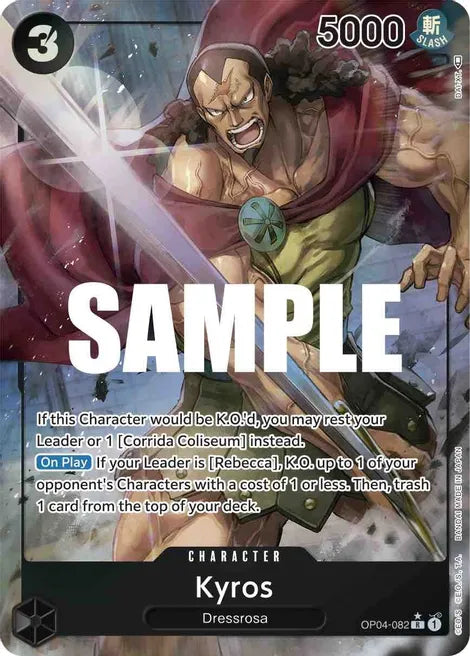 One Piece TCG! Kyros (Alternate Art) - Kingdoms of Intrigue (OP04)