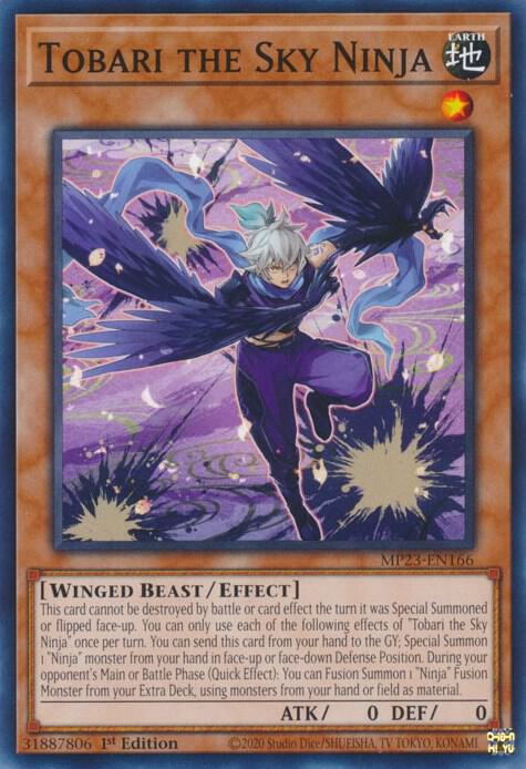 Tobari the Sky Ninja - 25th Anniversary Tin: Dueling Heroes Mega Pack (MP23)