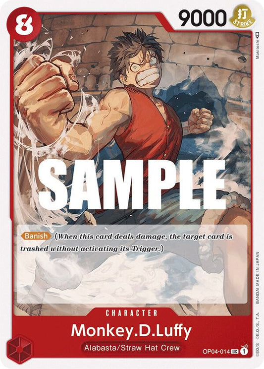 One piece TCG - Monkey.D.Luffy (014) - Kingdoms of Intrigue (OP04)
