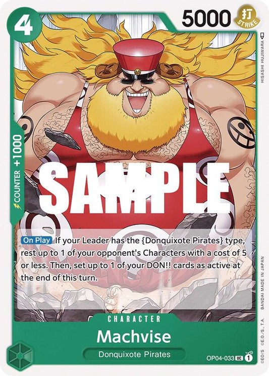 One Piece TCG - Machvise - Kingdoms of Intrigue (OP04)
