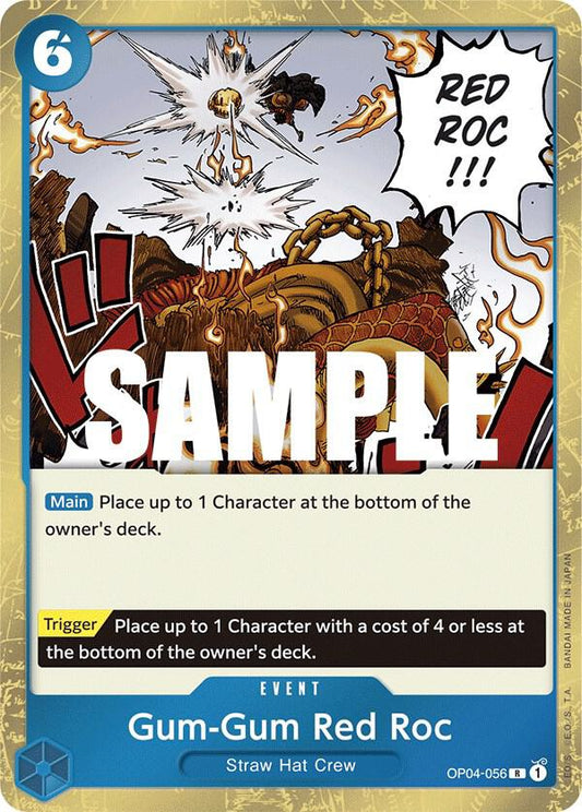 One Piece TCG - Gum-Gum Red Roc - Kingdoms of Intrigue (OP04)