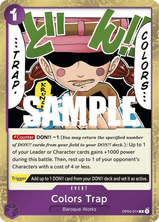 One Piece TCG - Colors Trap - Kingdoms of Intrigue (OP04)