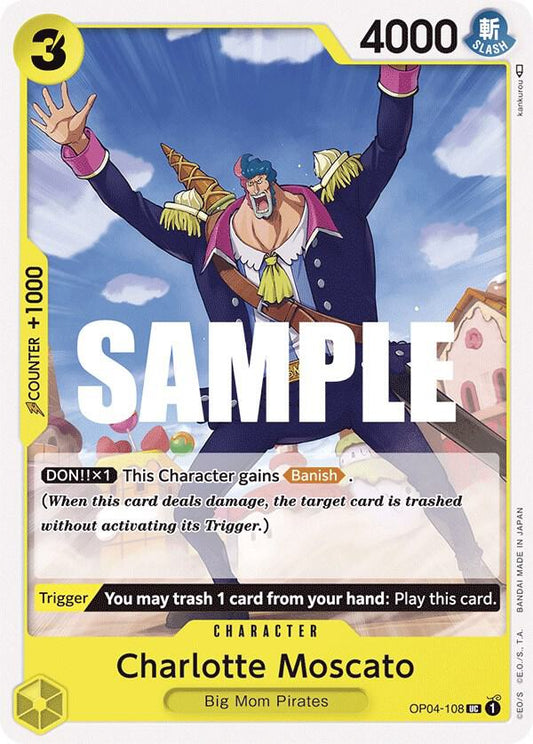 One Piece TCG - Charlotte Moscato - Kingdoms of Intrigue (OP04)