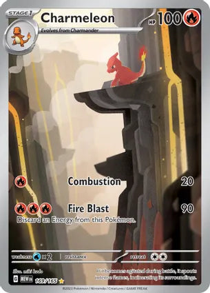 Pokemon TCG! Charmeleon - 169/165 - SV: Scarlet & Violet 151 (MEW)