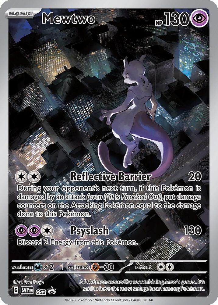 Pokemon TCG! Mewtwo - 052 - SV: Scarlet & Violet Promo Cards (SVP)