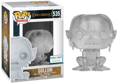 Funko Pop! The Lord of the Rings - Gollum (Translucent) 535 Barnes & Noble Exclusive Figure + Pop Protector