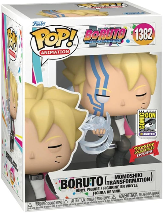 Funko Pop! Boruto Naruto Next Generations - Boruto (Momoshiki Transformation) 1382 San Diego Comic Con Toyshop Collectibles Exclusive + Free Protector