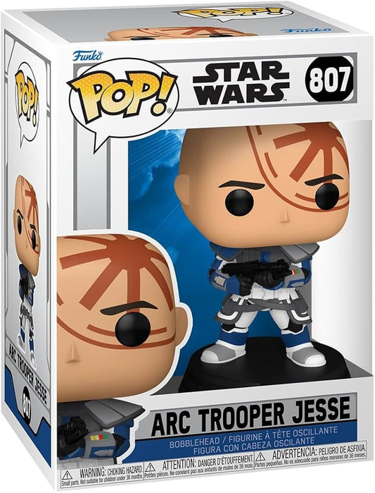 Funko Pop! Star Wars - Arc Trooper Jesse 807 Figure + Pop Protector