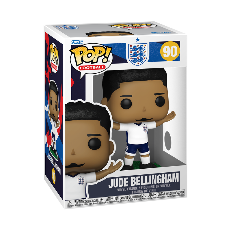 Funko Pop! Football : England - Jude Bellingham 90 Figure + Pop Protector