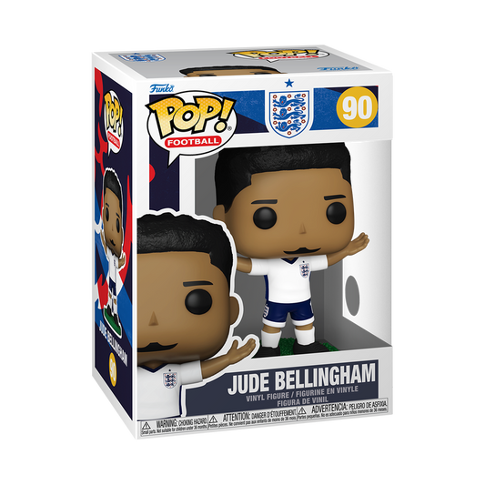 Funko Pop! Football : England - Jude Bellingham 90 Figure + Pop Protector