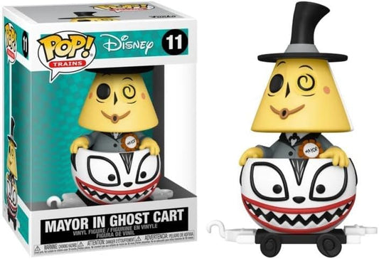 Mayor in ghost cart funko pop Nightmare Before Christmas Funko PoP! Trains 11 + PoP Protector