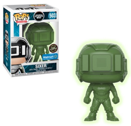 Funko Pop! Ready Player One : Sixer 503 CHASE Walmart Exclusive (VAULTED) + Pop Protector