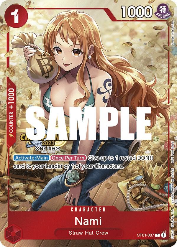 One Piece TCG! Nami (CS 2023 Celebration Pack) - One Piece Promotion Cards (OP-PR)