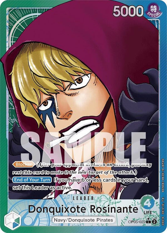 One Piece TCG! Donquixote Rosinante (022) (Alternate Art) - Awakening of the New Era (OP05)