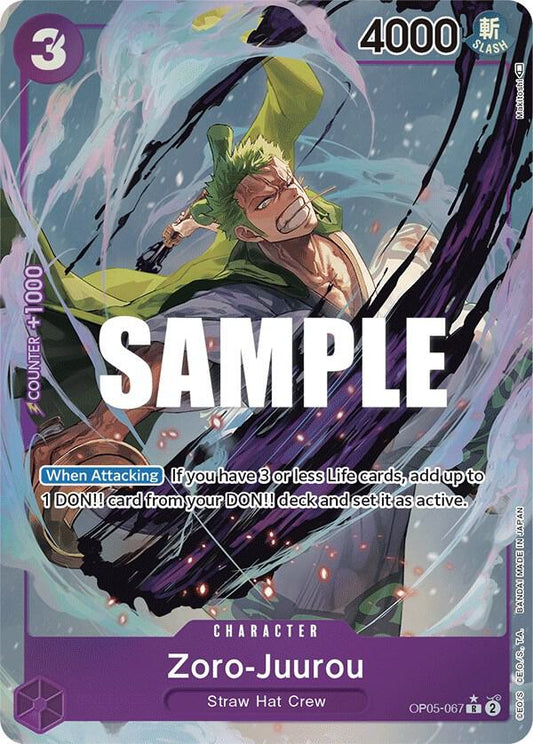 One Piece TCG! Zoro-Juurou (Alternate Art) - Awakening of the New Era (OP05)
