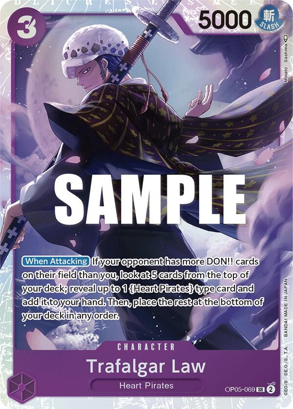 One Piece TCG! Trafalgar Law (069) - Awakening of the New Era (OP05-069)
