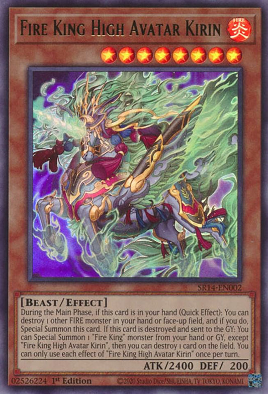 Fire King High Avatar Kirin - Structure Deck: Fire Kings (SR14)