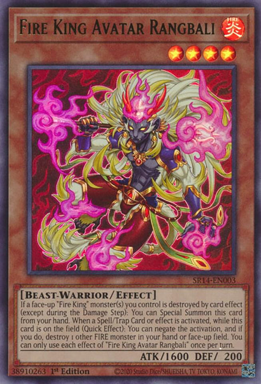 Fire King Avatar Rangbali - Structure Deck: Fire Kings (SR14)