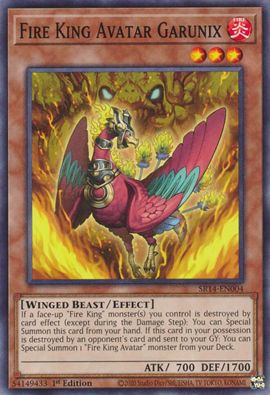 Fire King Avatar Garunix - Structure Deck: Fire Kings (SR14)