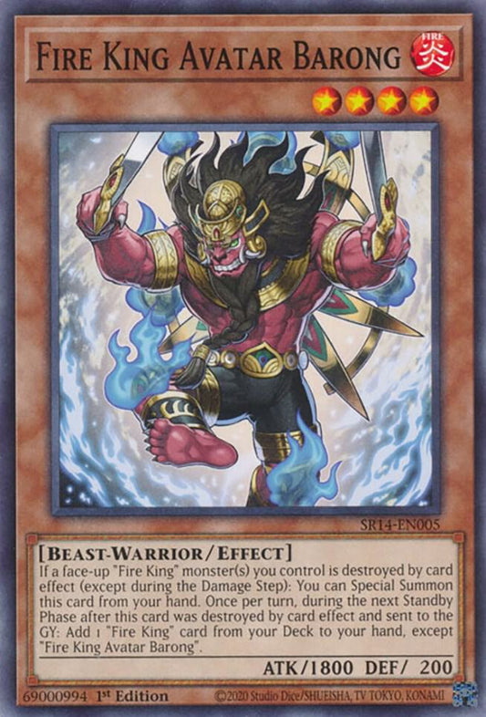 Fire King Avatar Barong - Structure Deck: Fire Kings (SR14)