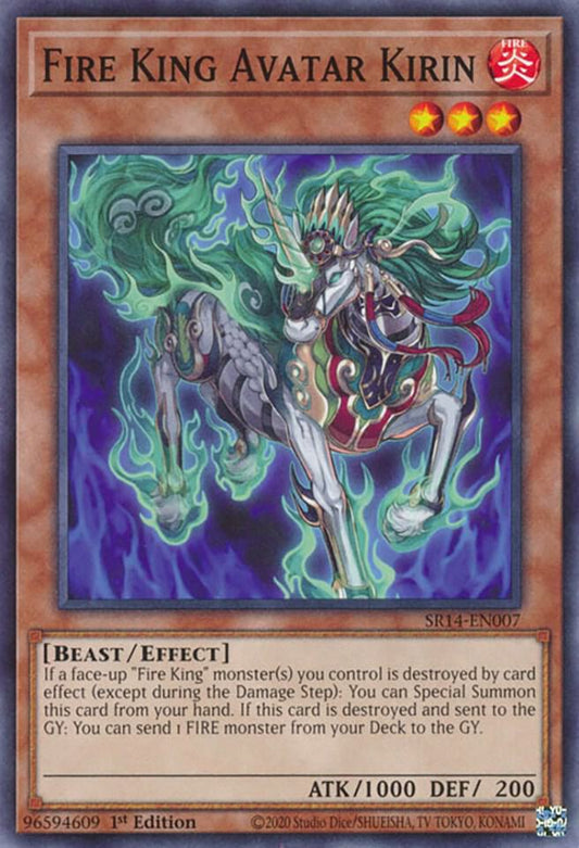 Fire King Avatar Kirin - Structure Deck: Fire Kings (SR14)
