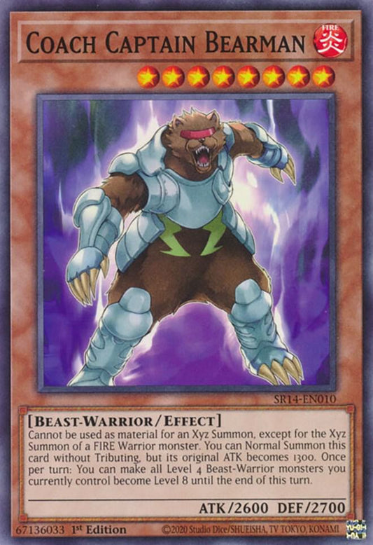 Coach Captain Bearman - Structure Deck: Fire Kings (SR14)