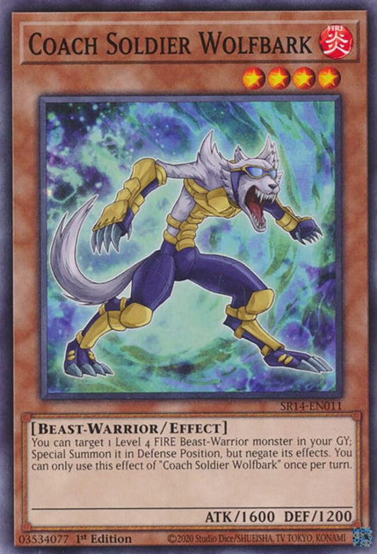 Coach Soldier Wolfbark - Structure Deck: Fire Kings (SR14)