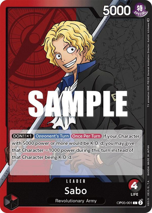 One Piece TCG - Sabo (001) - Awakening of the New Era (OP05)