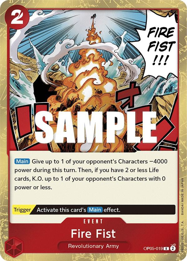 One Piece TCG - Fire Fist - Awakening of the New Era (OP05)