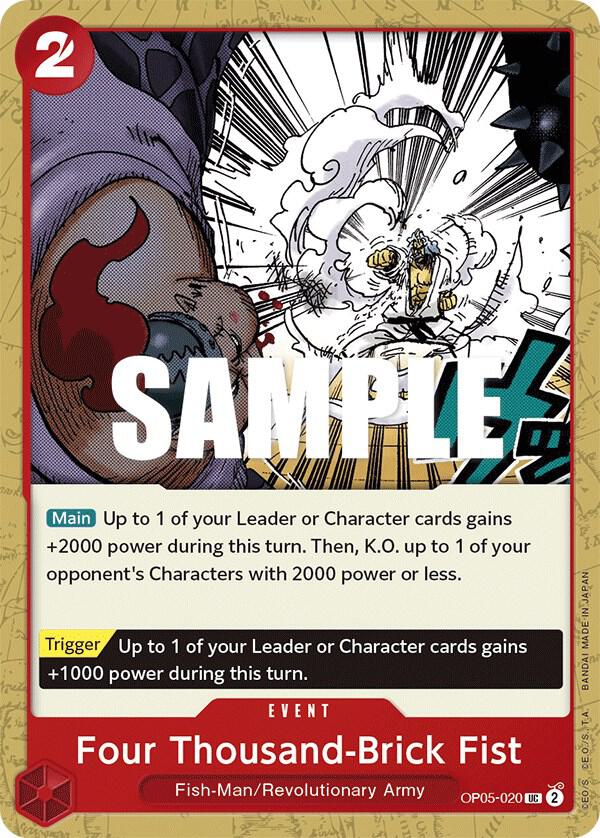 One Piece TCG - Four Thousand-Brick Fist - Awakening of the New Era (OP05)