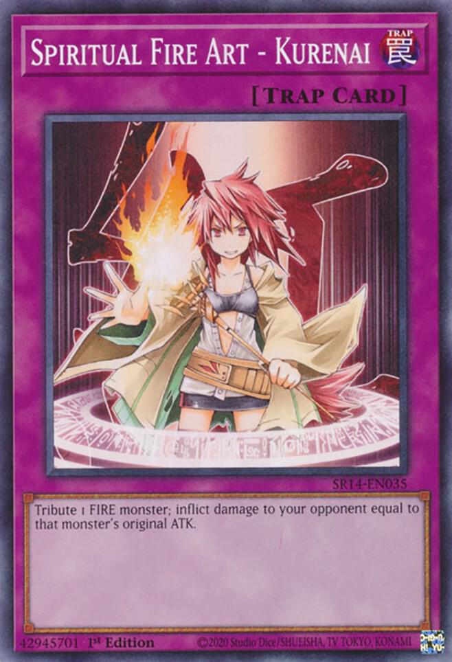 Spiritual Fire Art - Kurenai - Structure Deck: Fire Kings (SR14)