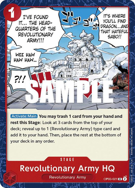 One Piece TCG - Revolutionary Army HQ - Awakening of the New Era (OP05)