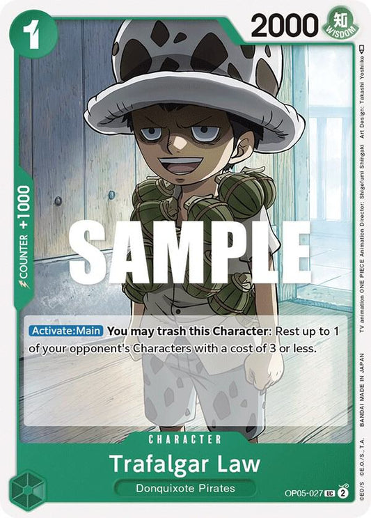 One Piece TCG - Trafalgar Law (027) - Awakening of the New Era (OP05)