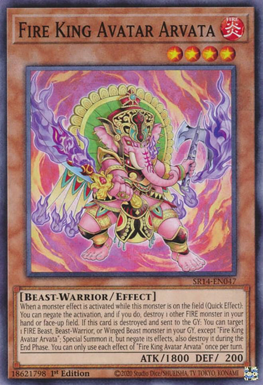Fire King Avatar Arvata - Structure Deck: Fire Kings (SR14)